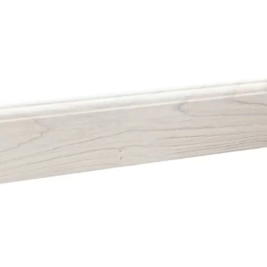 Wood Fiber Skirting 240x8x1.2 cm White Color, Model 467938 | Abyat Company