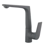 Gray Basin Sink Mixer