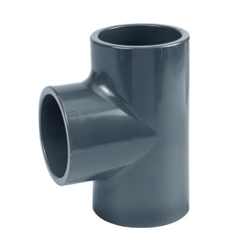 Tee 90° Plastic UPVC 1½ inch Dark Gray, Schedule 80 | 3 P pipes factory
