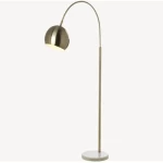 إضاءة أرضية كلاسيكية، لون نحاسي، مقاس 145×28×74.8 سم