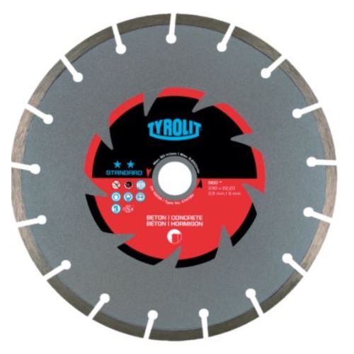 Tyrolit Diamond Concrete Cutting Disc 230×2.6×22.23 mm | ARAB PROS COMPANY