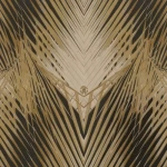 ورق جداري ايطالي لون بني تصميم نقشات، مقاس 10 م×0.70 م، موديل rc17004