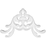 Patterned PU Foam Ceiling Decorations, Dimensions 35x35 cm, white color | Zakharef Company