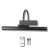 Decorative LED Sconce, 5 Watt, 16 cm Height, 15 cm Arm Length, Black Color