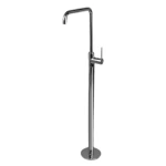 Floor Standing Washbasin Faucet Size 110.8×25.2×16 cm, Shiny Chrome