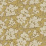 Floral Wall Covering, Length 10 m, Width 50 cm, gold Color