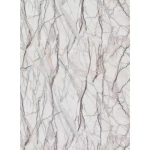 Glossy Marble Alternative Panels, size 122x290 cm, beige with black veins color, model A042