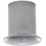 UPVC End Bell Size 90 mm, Length 105 mm, Gray Color | Saudi Industries for Pipes