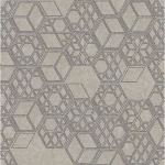 Spanish Wallpaper Beige Color Geometric Design, Size 10mx0.53 m, Model 1103-3