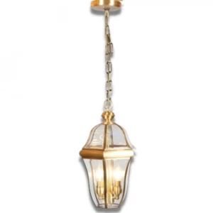 Outdoor Hanging Lighting Lantern 47x27 cm Copper Color | Matkel Store
