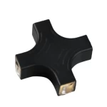 Outdoor LED Wall Mounted Lighting Unit, 12 Watt, Black Color, Size 13x13 cm