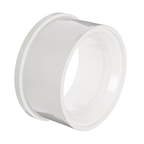 UPVC Coupling Reducer 1 ½ × 2 inch, White Color | Al-Rajhi Pipes