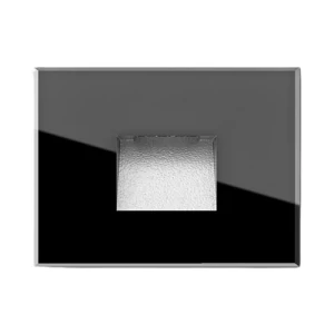 إنارة درج BENISSA 1.5 واط LED إضاءة صفراء 3000 كلفن لون أسود مقاس 190×80×36 مم | BENISSA