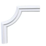 Decorative Foam Edge for Upper Ceiling Coverage, Size 16x16 cm 