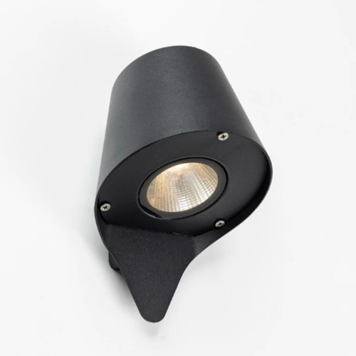 LED Outdoor Fence Lantern 19 x 13 x 12 cm, Black Color | 48551