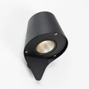 LED Outdoor Fence Lantern 19 x 13 x 12 cm, Black Color | 48551