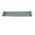 Glass Shelf stainless Steel,  Dimensions 55x12.5x2.1 cm, Matte Nickel Color