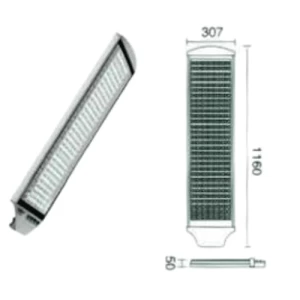 كشاف شارع ليد 1160×307 مم، درجة حرارة اللون 2700-6500 كلفن | AL Anwar Company