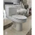Floor Mounted Water Closet Toilet Size 69×38 cm, White Color