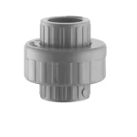 شدة وصل بلاستيك PVC جدول 80 شانل  ارتفاع 80.56 مم مقاس 1 إنش لون رمادي غامق