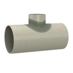 GRP Unequal Tee SP/SP/SP Insid Diameter 600 × 300  mm Length 1200  mm   Hepco  Factory