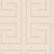 Geometric wallpaper, beige color, length 10 m, width 0.70 m, model Z76032  