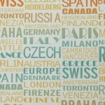 ورق جداري شبابي لون أصفر مع أزرق وأخضر، طول 15.6 م، عرض 106 سم 