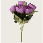 ورد صناعى بيونى، لون موف، مقاس 70 سم