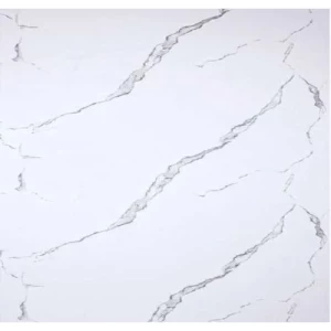 Chinese Marble Alternative Rectangle 300 × 122 cm White Gray Veins | Luxury line