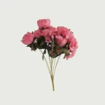 ورد صناعي بيوني، مقاس 50 × 30 سم، لون وردى