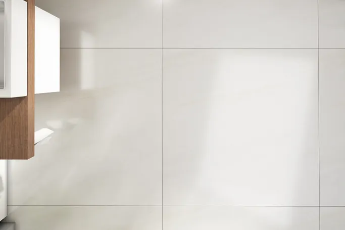 Polish Porcelain Tiles 120x120 cm, White Color, Panda Model | Abyat Company