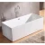 Bathroom Bathtub Rectangular Length 160 cm, Width 80 cm, White