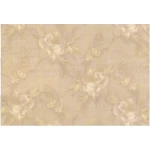 Italian Wallpaper Beige Color Floral Design, Size 10mx0.73m, Model 81136