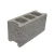   Hollow Concrete Block with 3 holes, Size 400x200x150 mm, Gray Color | Saleh Al-Juhani Sons Company
