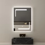 مراية إنارة مقاس 60×80 سم ، شكل مستطيل