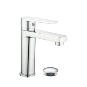 Washbasin Mixer Chrome Color Short, 2 kg | Prime Alarabia