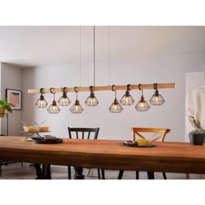 TOWNSHEND Hanging Light 1500 mm × 200 mm Black, Brown Color | TOWNSHEND