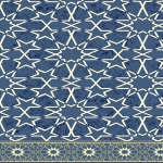 موكيت مساجد خفيف من هت ست، لون أزرق، مزخرف، موديل ضحى