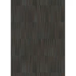 ورق جدران الماني لون بني غامق تصميم مقلم، مقاس 10 ×0.53 متر، موديل 10393-47