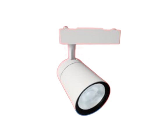 White Track LED Spotlight 30W, 110–240V, 4000K Warm Light | Alshmmla Light