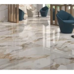 Cut Porcelain Floor Tiles 90×180 cm, Beige Color, Crash Model