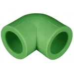 PPR Plastic Elbow 90 Degree  Modern Technology Brand Size  110 mm Outside Diameter 146 mm Color  Green