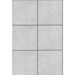 أرضيات بورسلان فوجيان سعودي تصميم مربع، سطح مطفي، مقاس 60×60 سم، رمادي