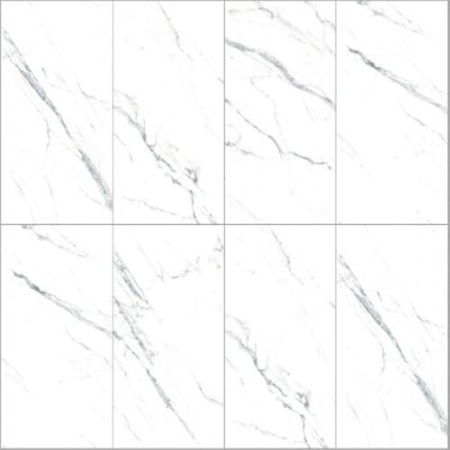 Porcelain Tiles Matte Finish 60×120 cm White with Grey | C362.201