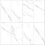 بلاط بورسلان تصميم رخامي، الحجم 60×120 سم، أبيض مع رمادي، مناسب للممرات والمداخل