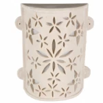 ابليك جداري رخام مضئ، 1 لمبة، مقاس 38× 27 سم، لون بيج