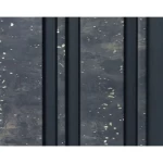 Wood Alternative For Walls Size 12 × 290 cm, Rectangle Shape, Black wavy gold color