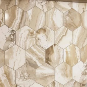 بلاط بورسلان Selleny، ابعاد 16×14 سم، سمك 9 مم، لون بيج | Selleny