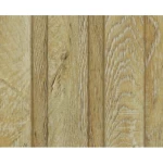 Corrugated wood substitute, 12 x 290 cm, light beige