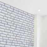 بديل طوب تصميم داخلي، حجم 50 × 120 سم، لون أبيض